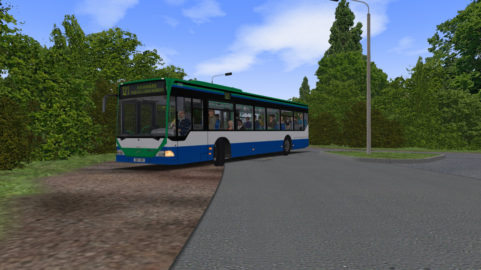 Mercedes-Benz O 530 Citaro #3100 v atypickom nátere